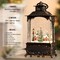 Sanchez; Christmas Snow Globe Lantern, Christmas Decorations for Home,Musical Snow Globe Glittering Snowy Cabin Glitter Globe with Village in The Woods,Timer & Music, USB & Battery Powered10.2In; Category:Christmas Snow Globes; Image:4
